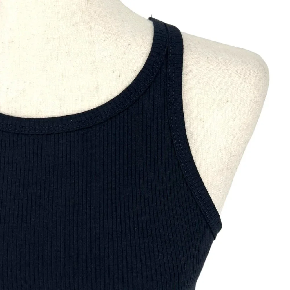 NWT Glosse Racerback Midi Ribbed Dress | Large - Picture 3 of 5